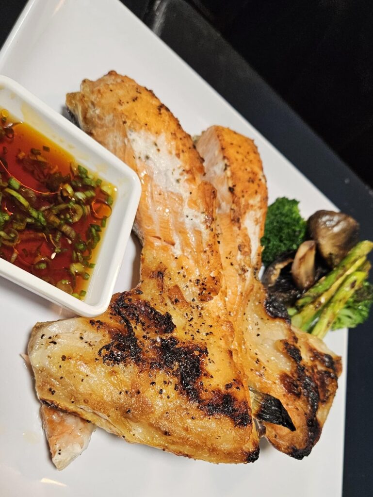 behold, the $10 salmon collar. Sushi Gourmet North Hollywood behold, the $10 salmon collar. Sushi Gourmet North Hollywood