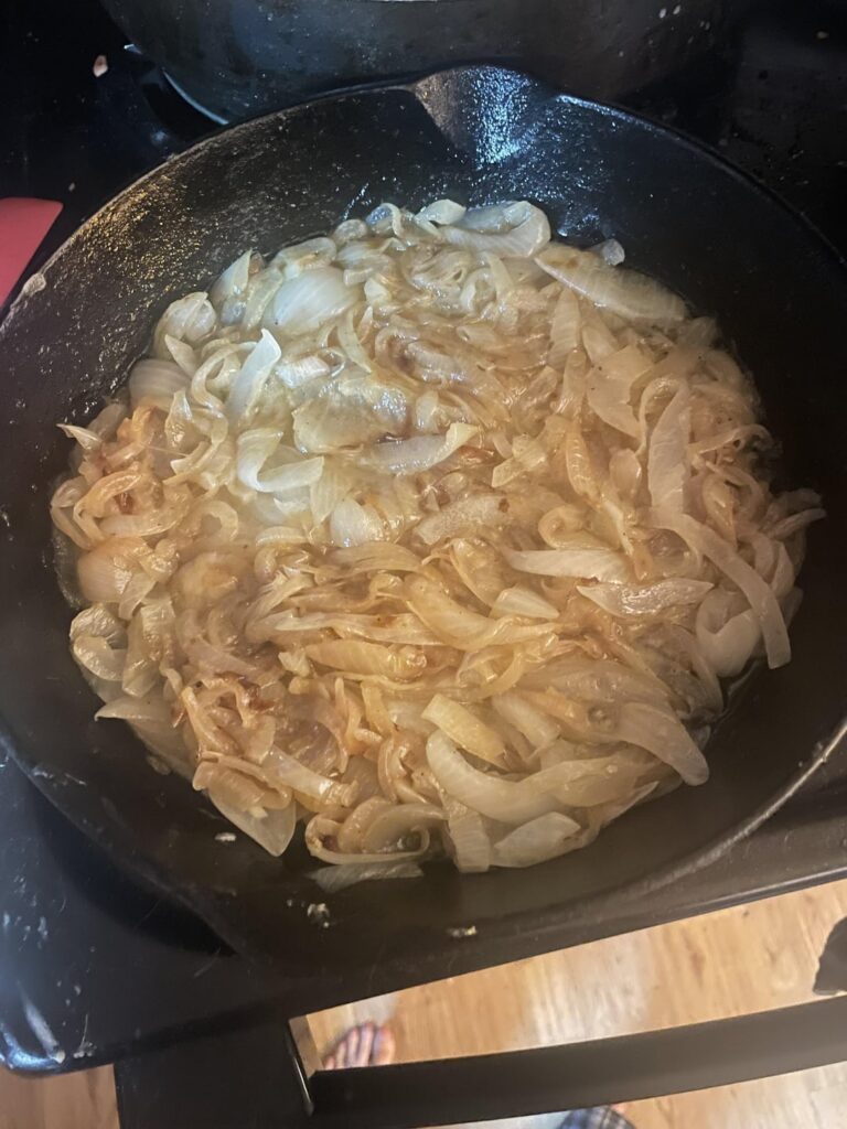 I made French onion dip stuffed focaccia