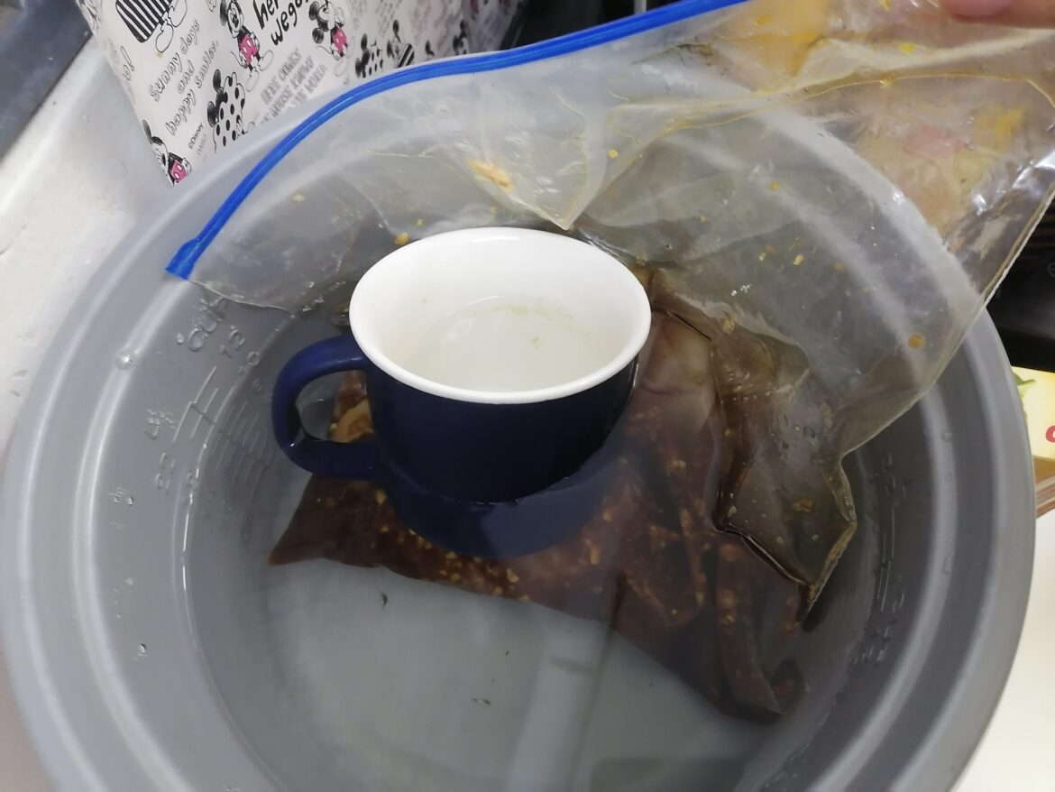 Using rice cooker on warm mode to sous vide my chicken