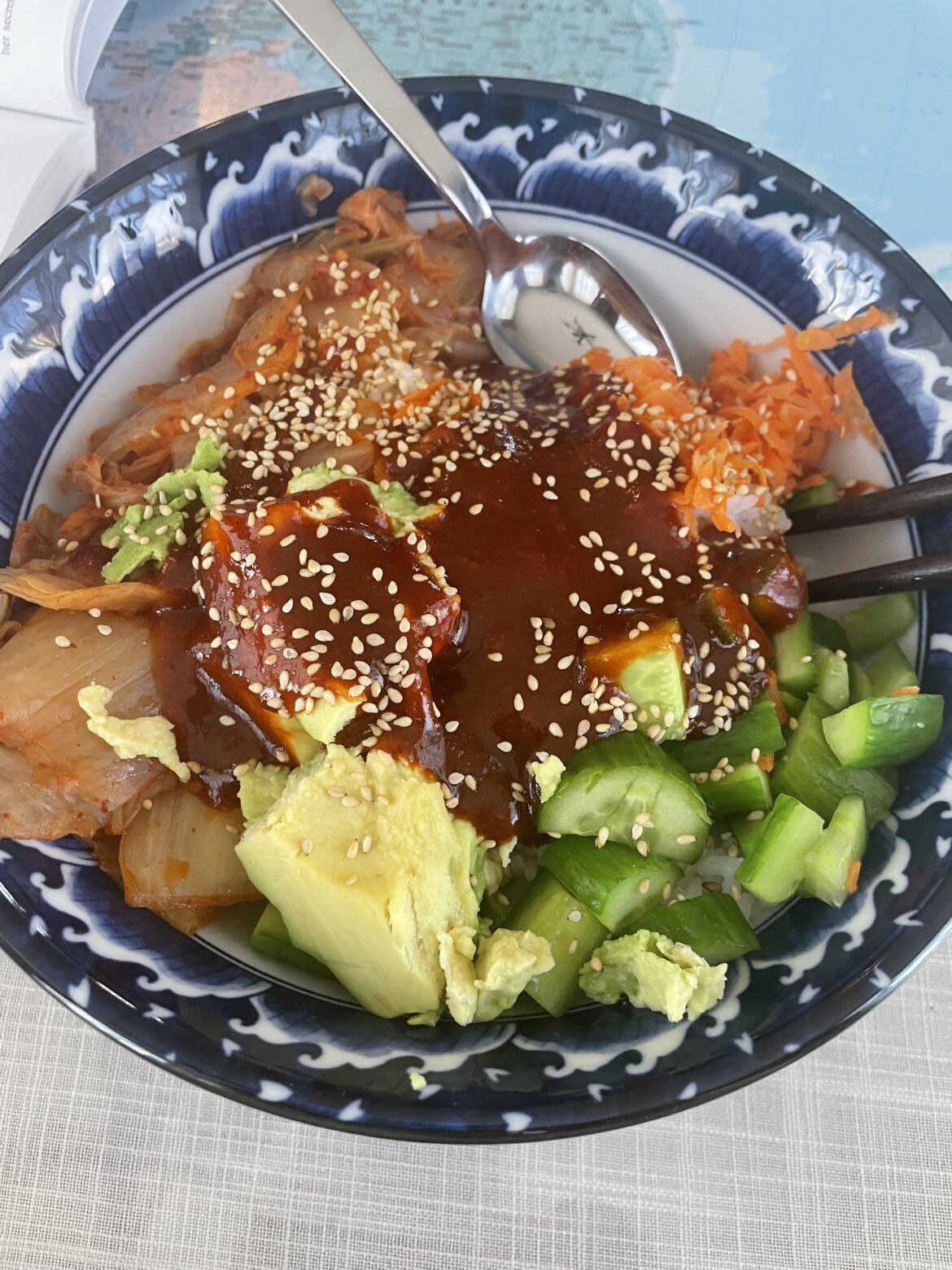 I tried making Bibimbap