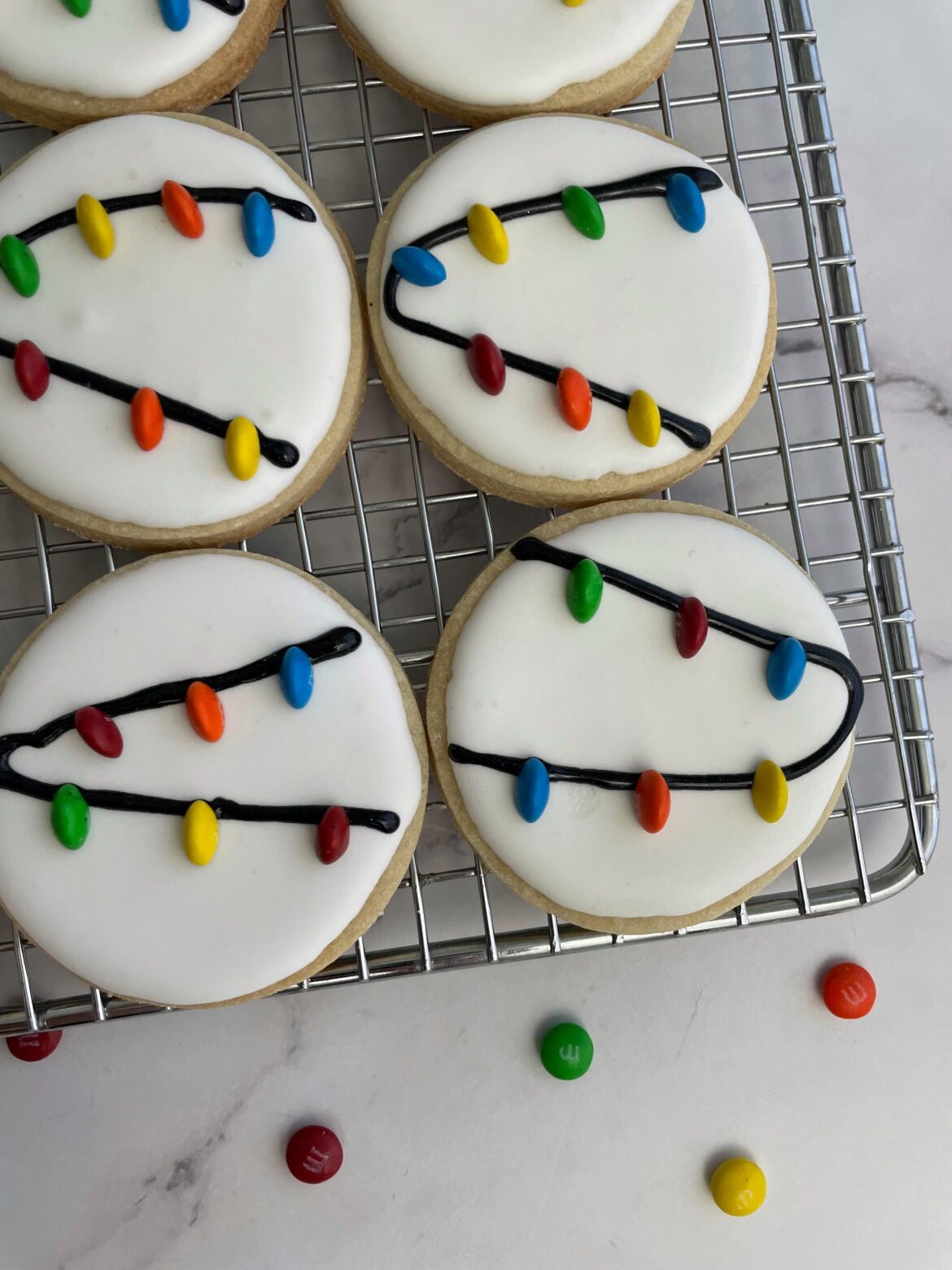 Christmas Light Cookies