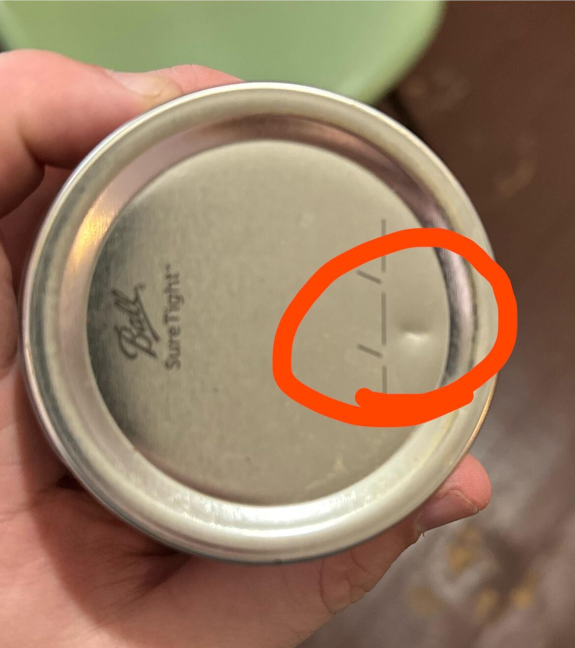 Odd lid, but still sealed