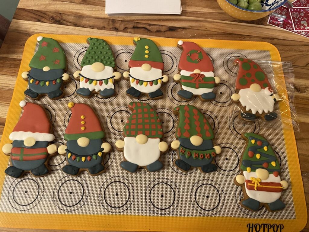 A long day of decorating