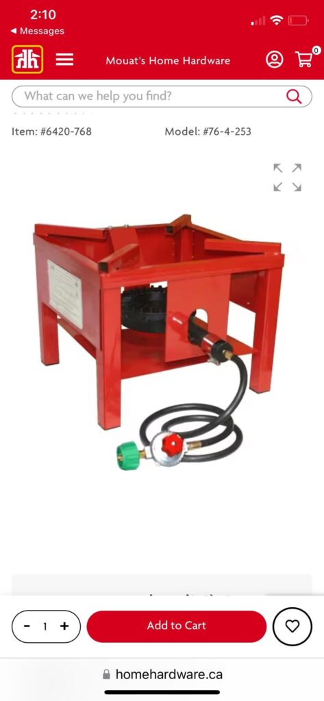 Propane Burner for Canning Propane Burner for Canning