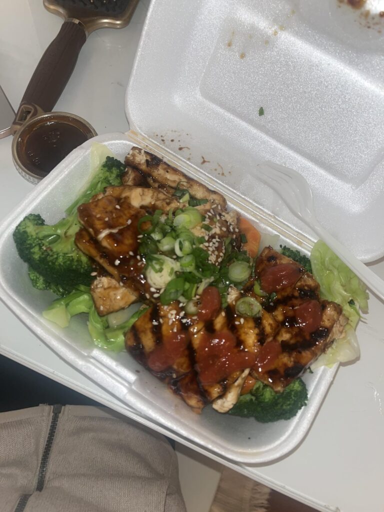 calories in this grilled tofu and steamed veggies?