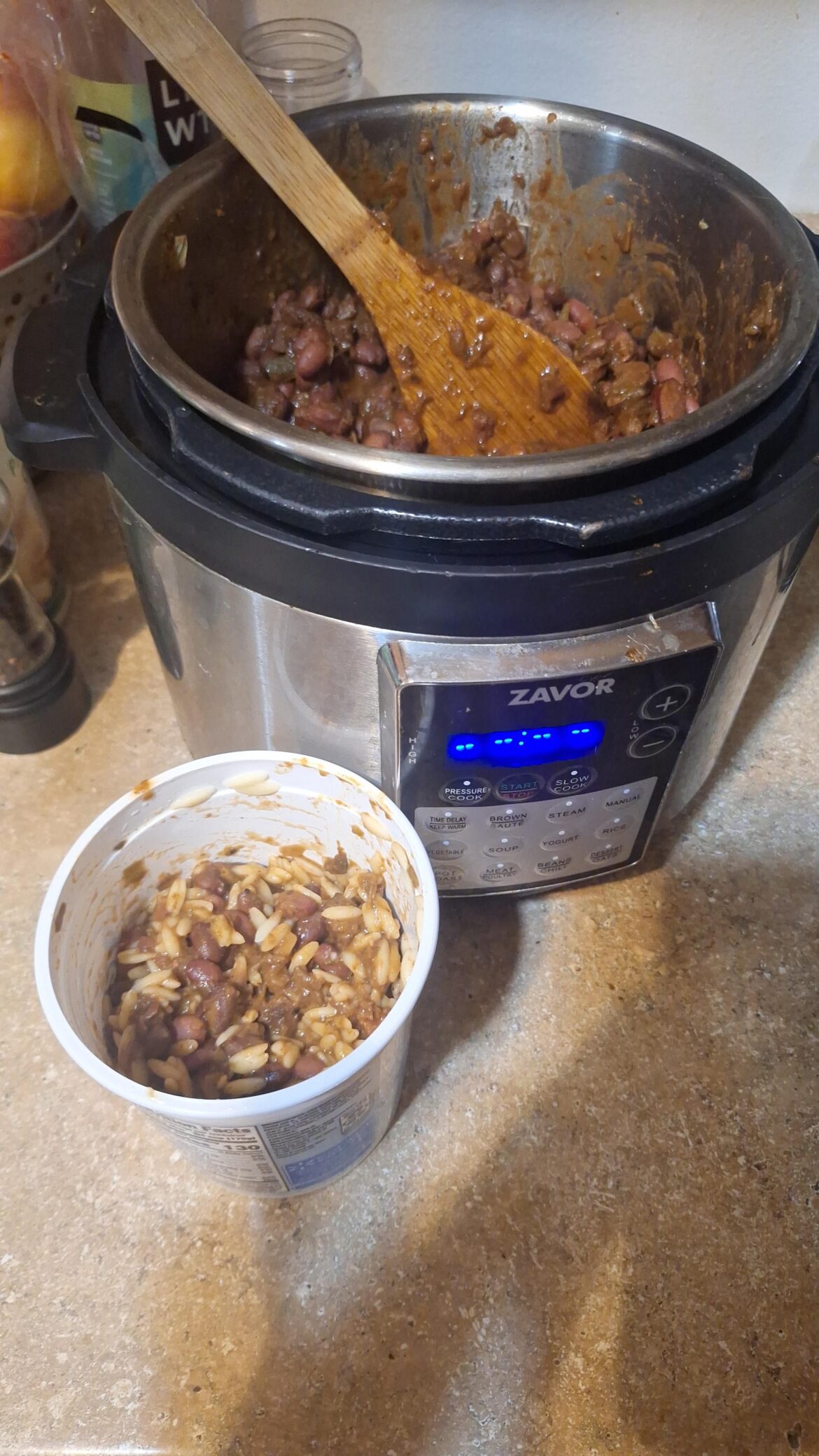 Flexiterian Red beans, New Orleans style.