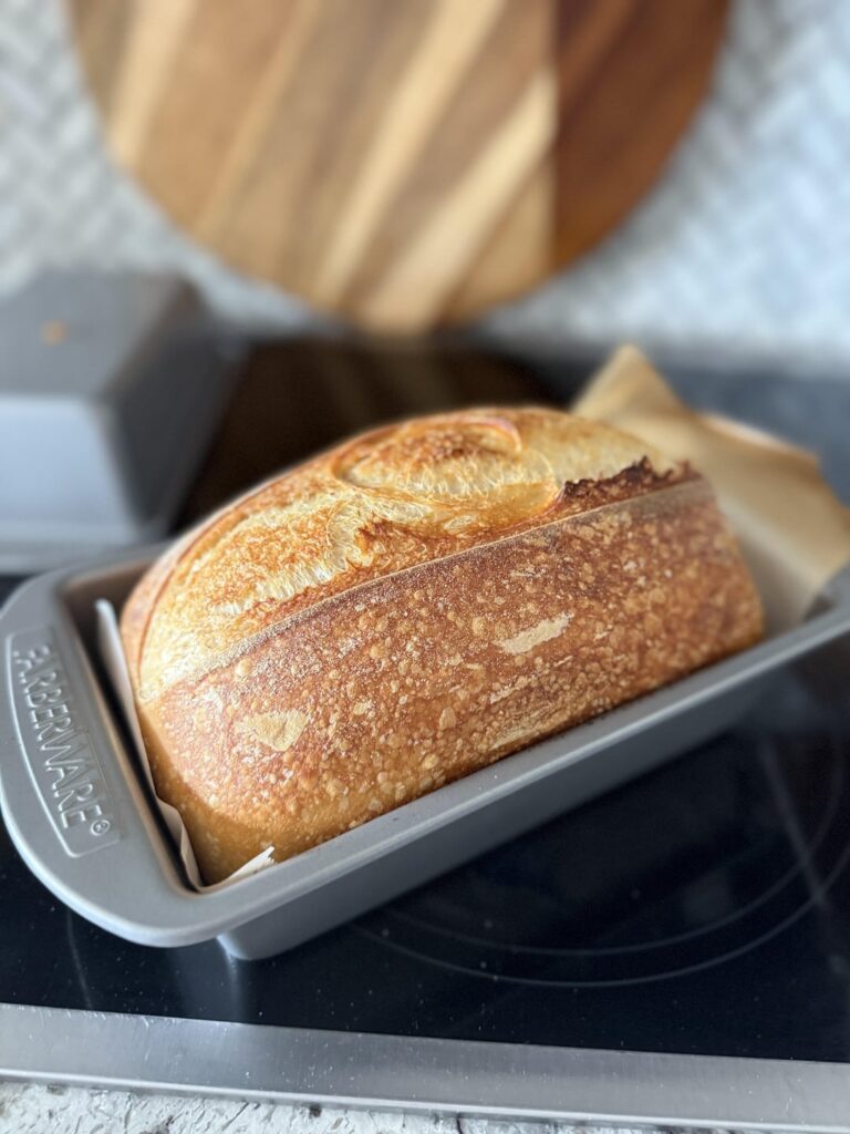 Loving loaf pan sourdough! Loving loaf pan sourdough!