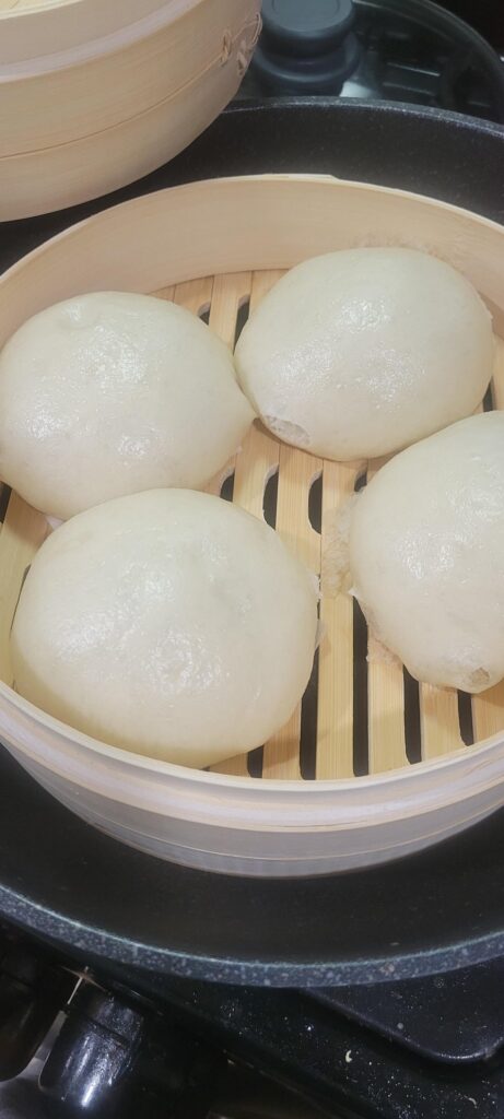 I made steamed buns!