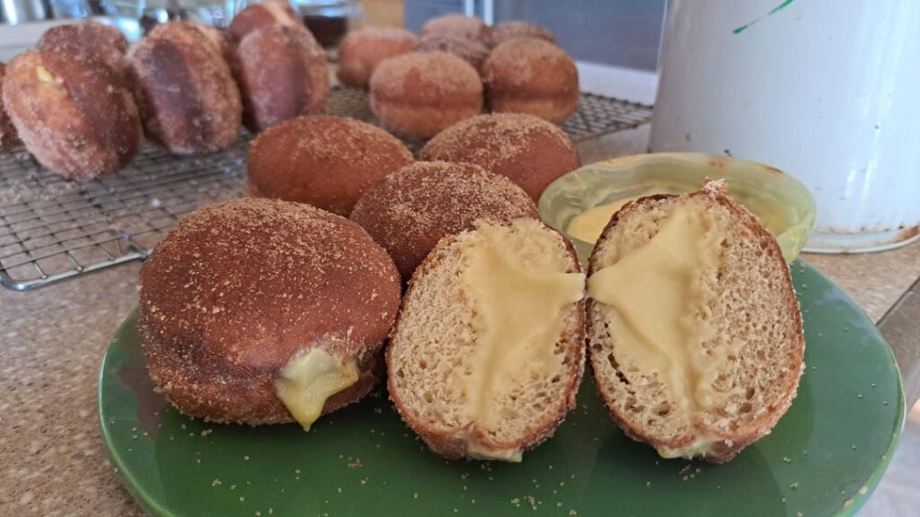 Sourdough Bomboloni