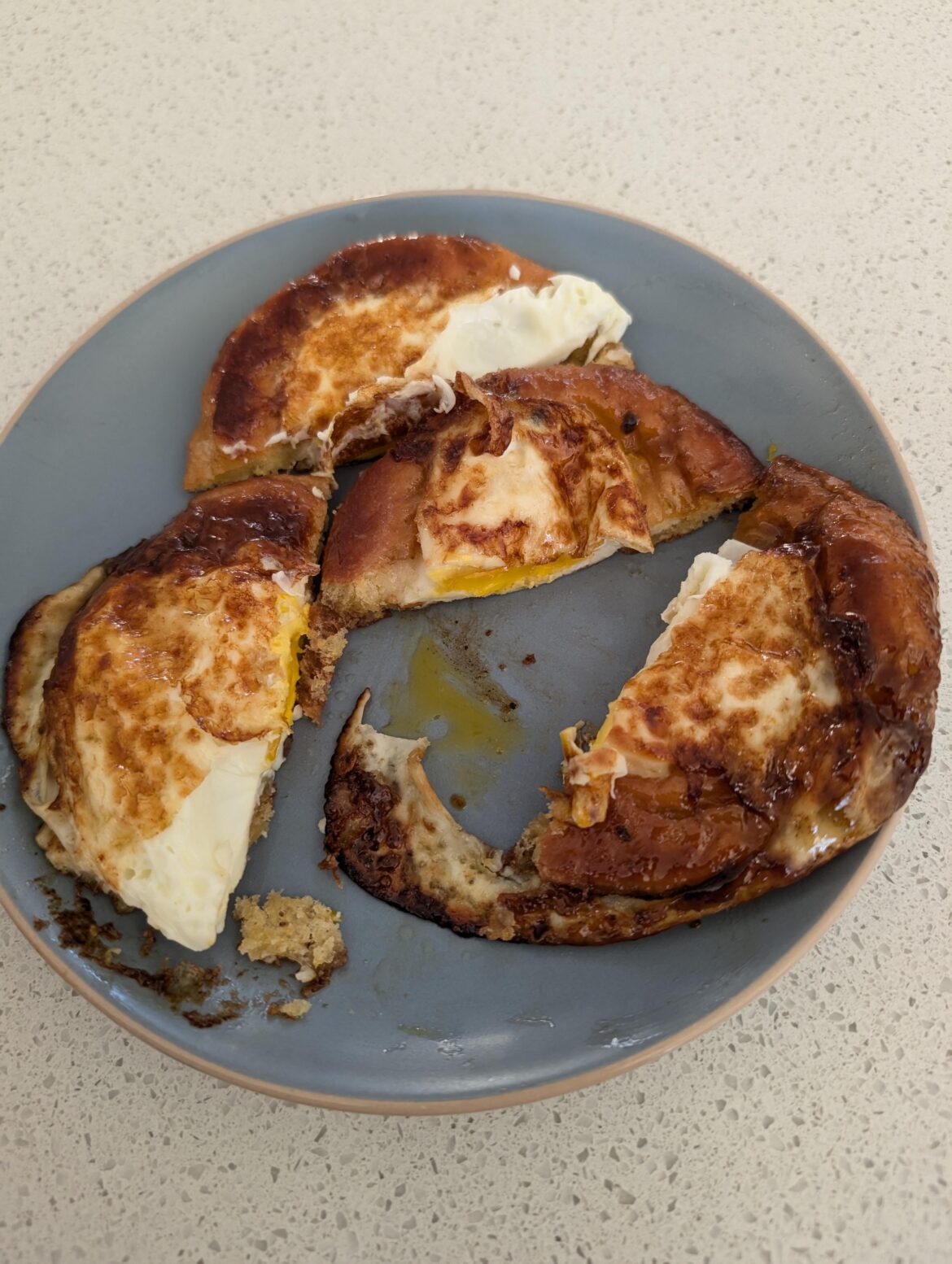 Eggs in a Basket à la Donut