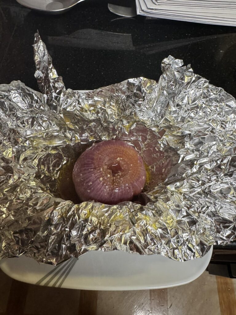 So everyone seemed to enjoy my comment about how I bake my Onions. So here's a little After & Before picture to show y'all how they come out. Tagged NSFW because they are quite sexy.