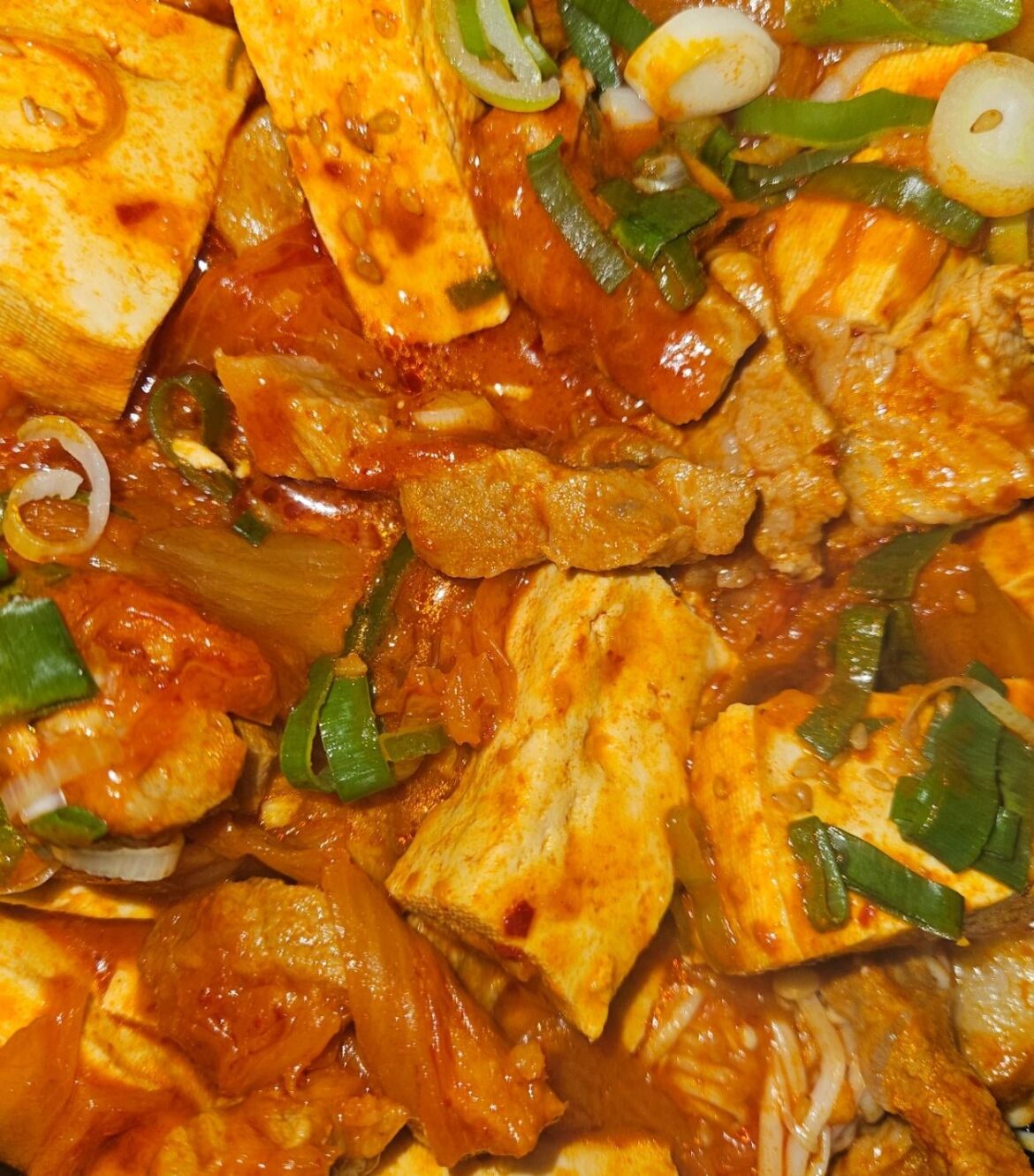 Kimchi-jjigae ate today