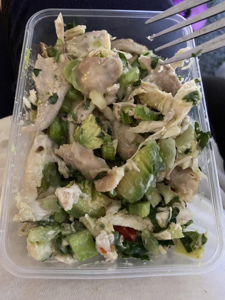 Chicken avocado salad