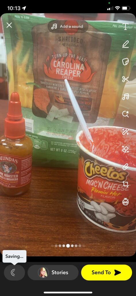 I work in a grocery store and get bored with the food