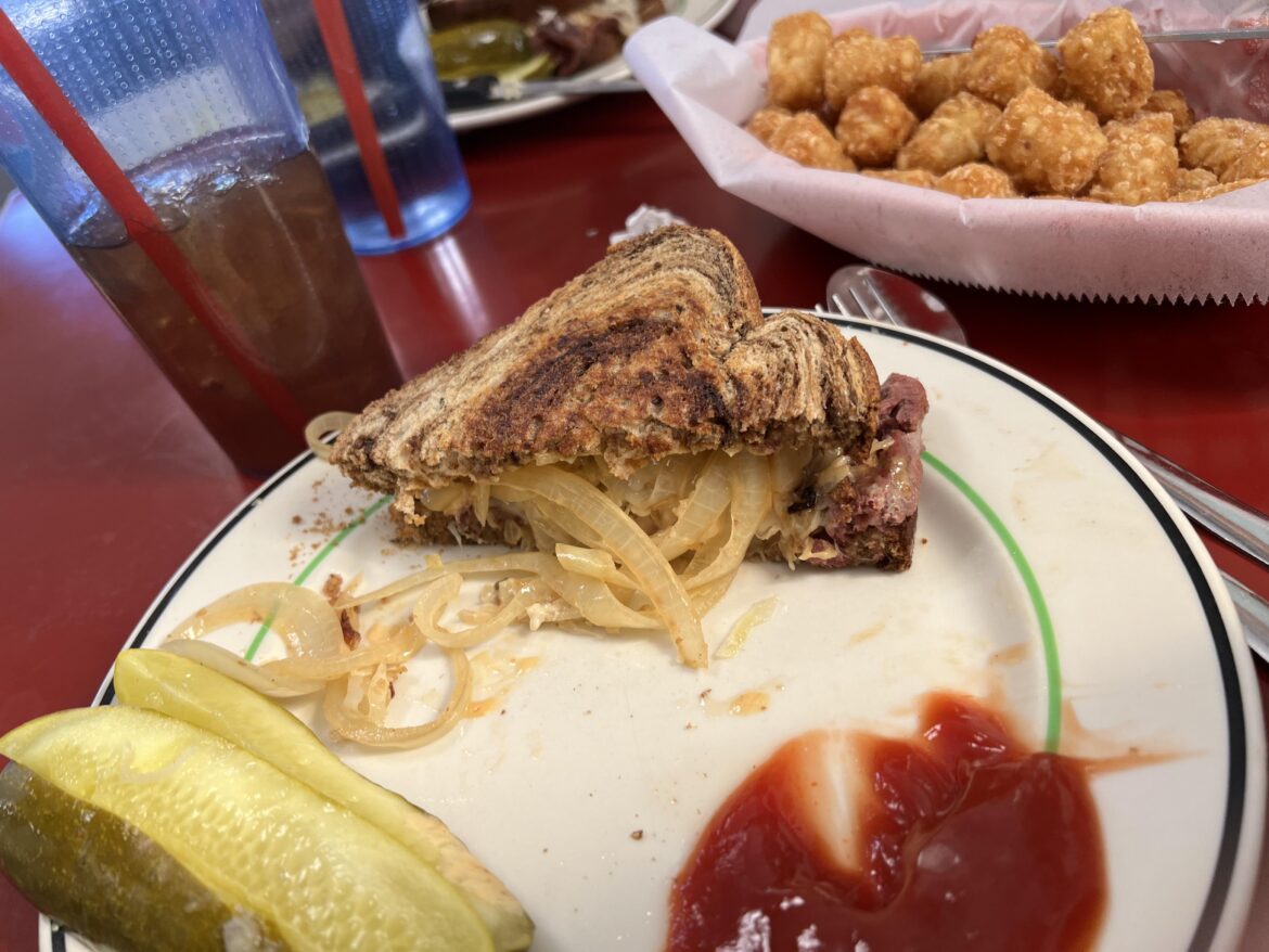 Asked for a few grilled onions on my Rueben