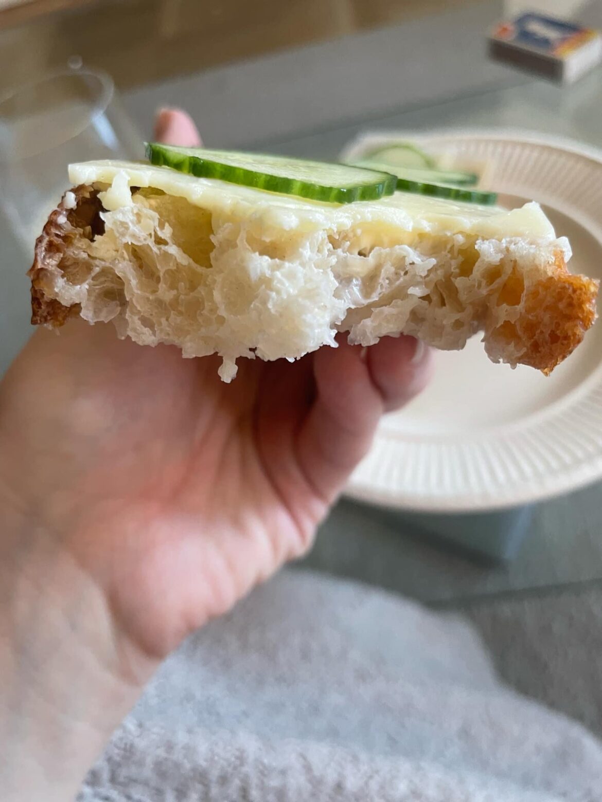 Mouth POV of a 36 hour fermented one