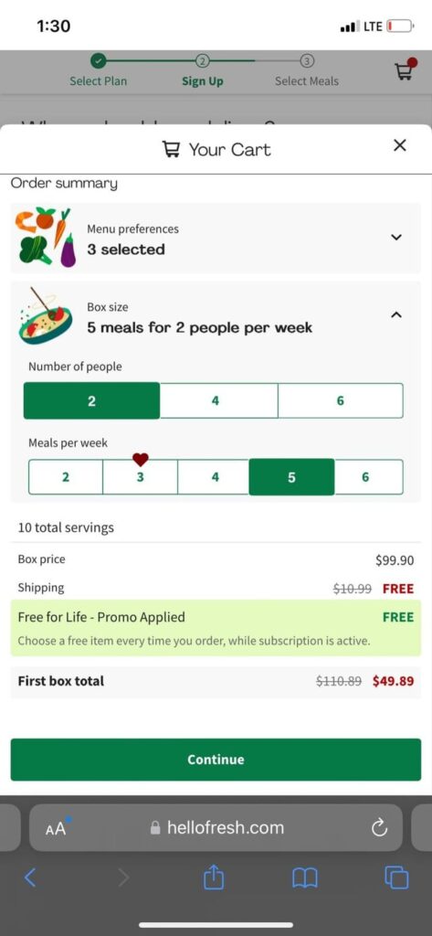 How to get an actual free first box with the 10 free meals coupon? How to get an actual free first box with the 10 free meals coupon?