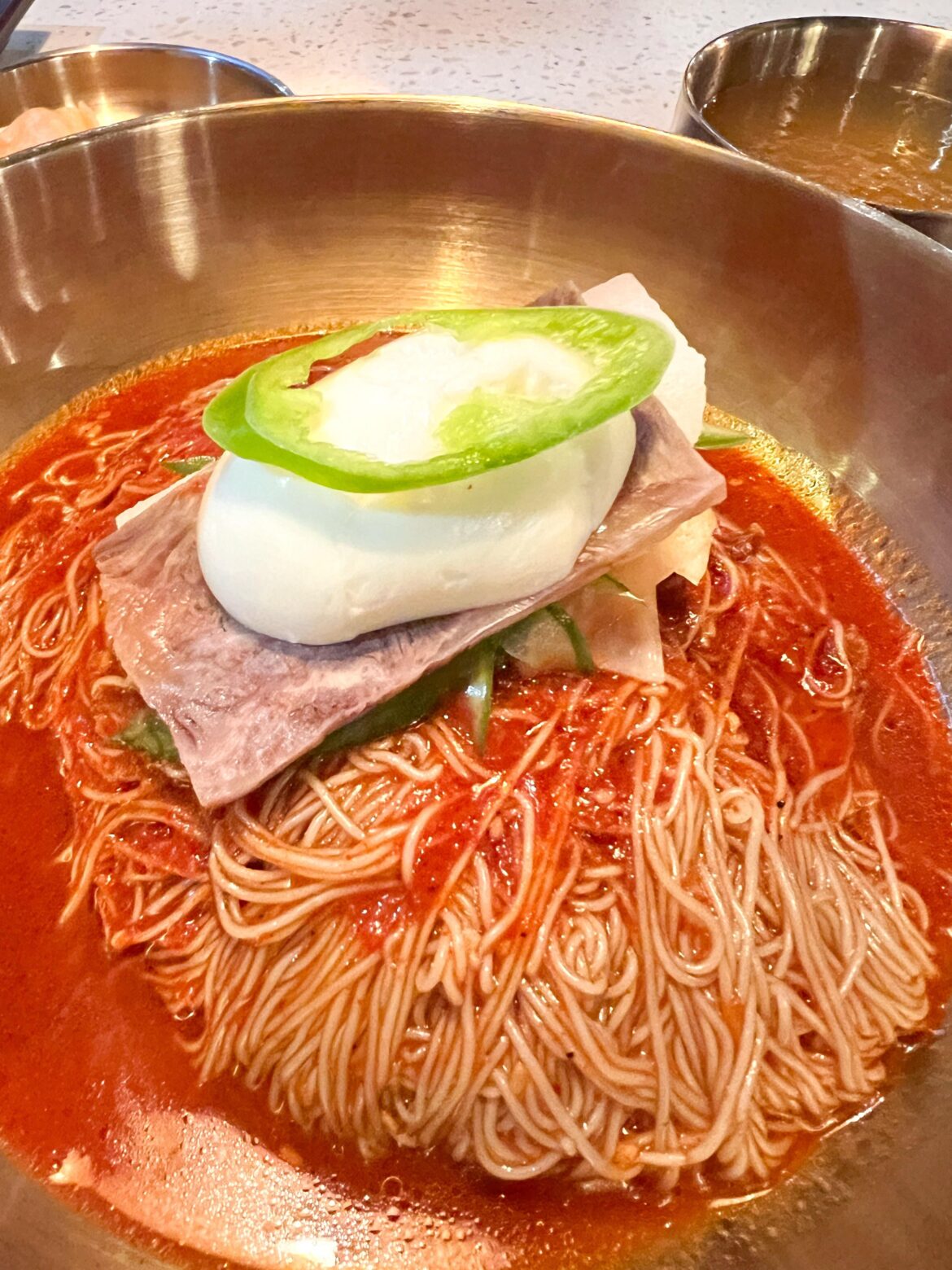 Spicy cold noodles
