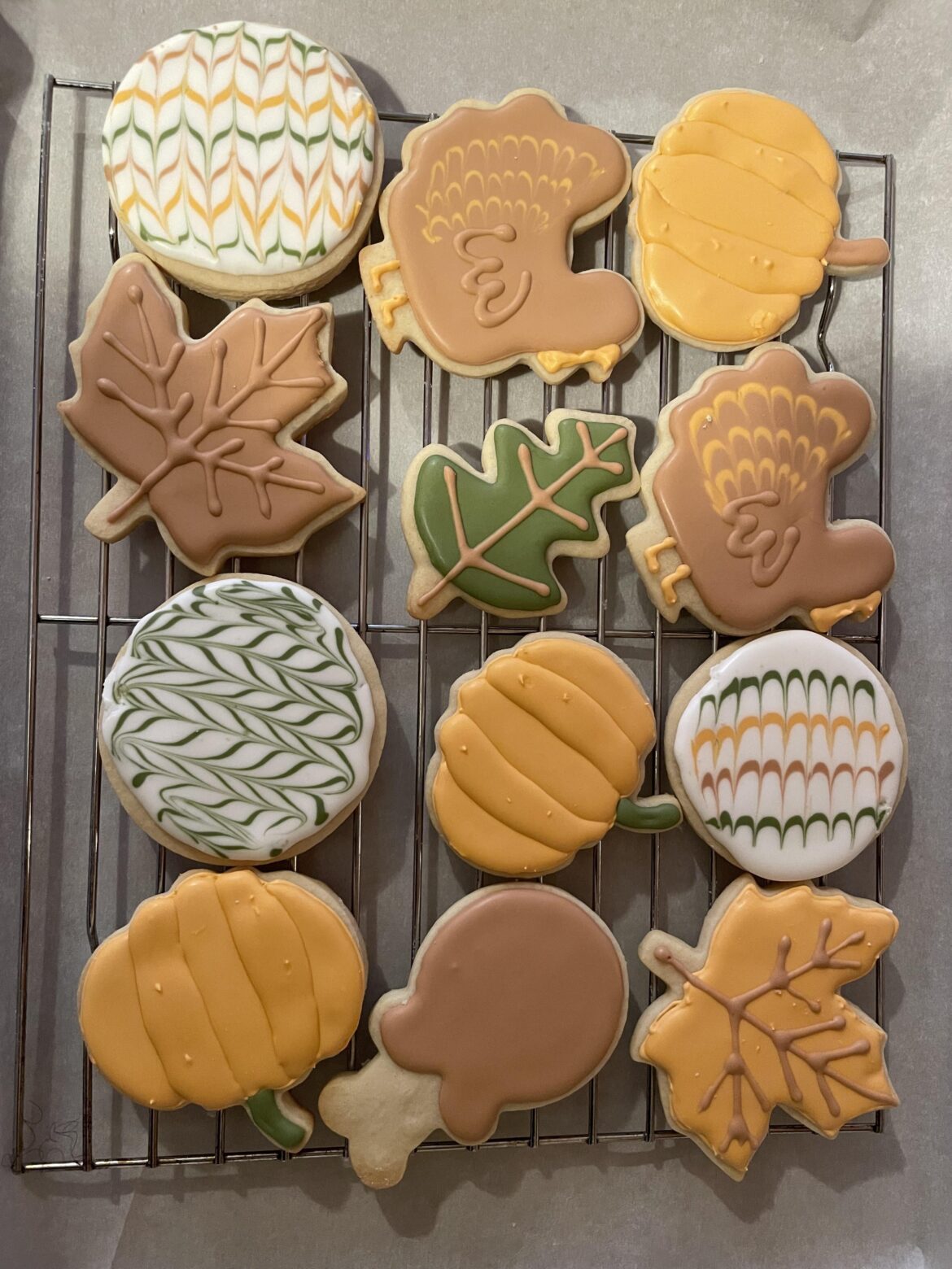Thanksgiving cookies