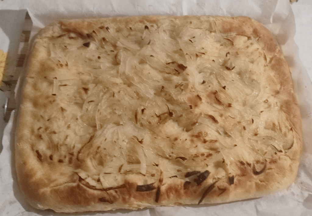 Onion focaccia