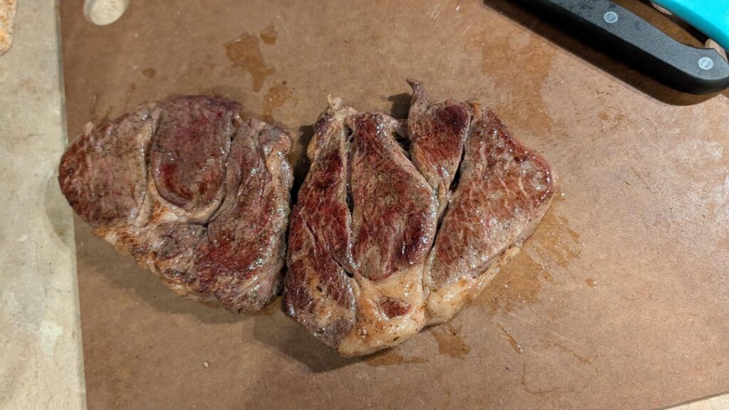 First time ever. Chuck eye. 137