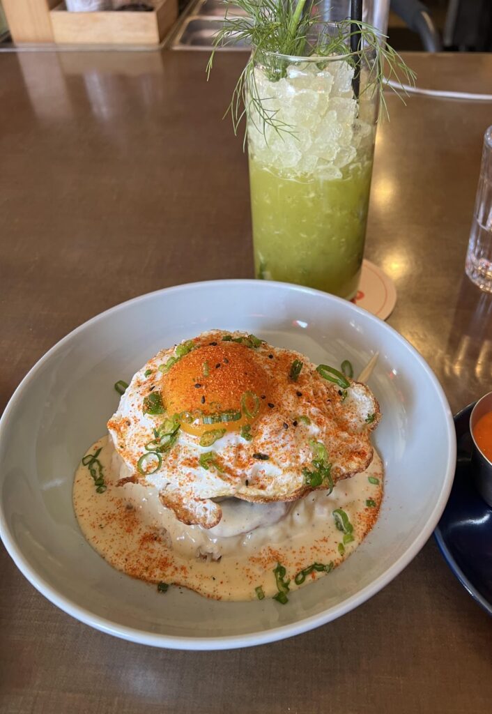 Getting my loco moco fix at ADB while I still can. Bonus: perfect hasbrown