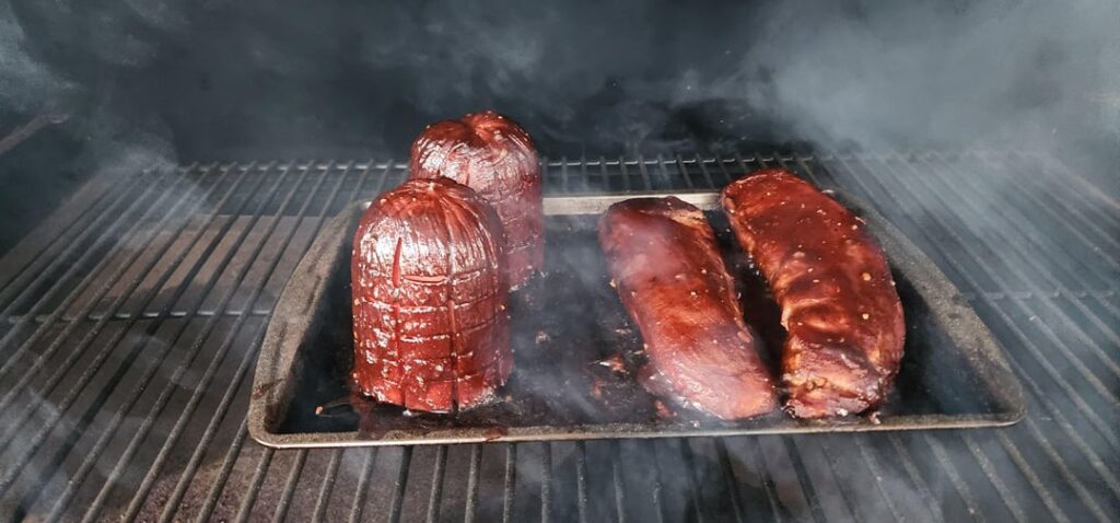 A cubbs and pork tenderloin