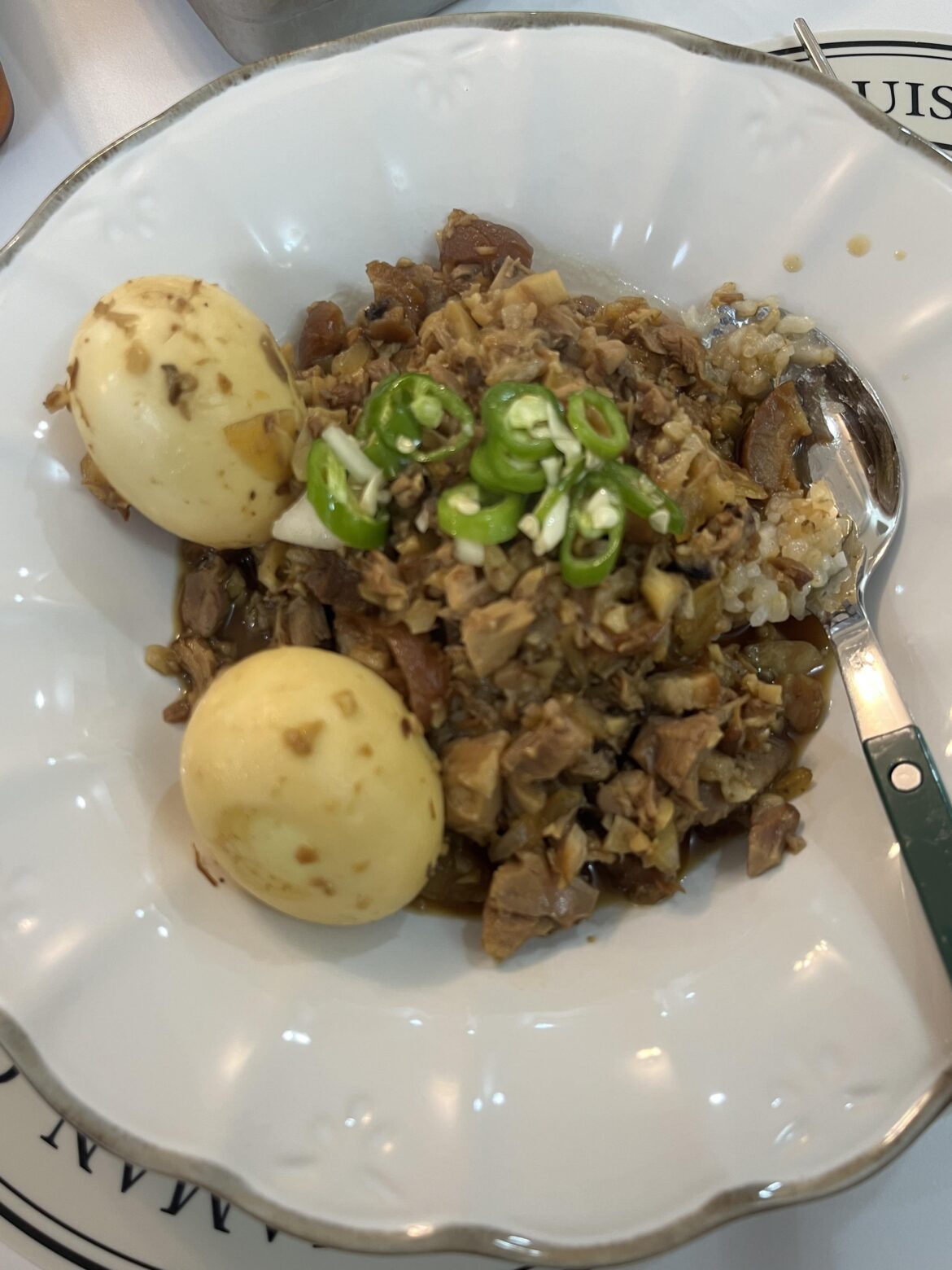 Jokbal rice bowl from Jongwon Paik recipe