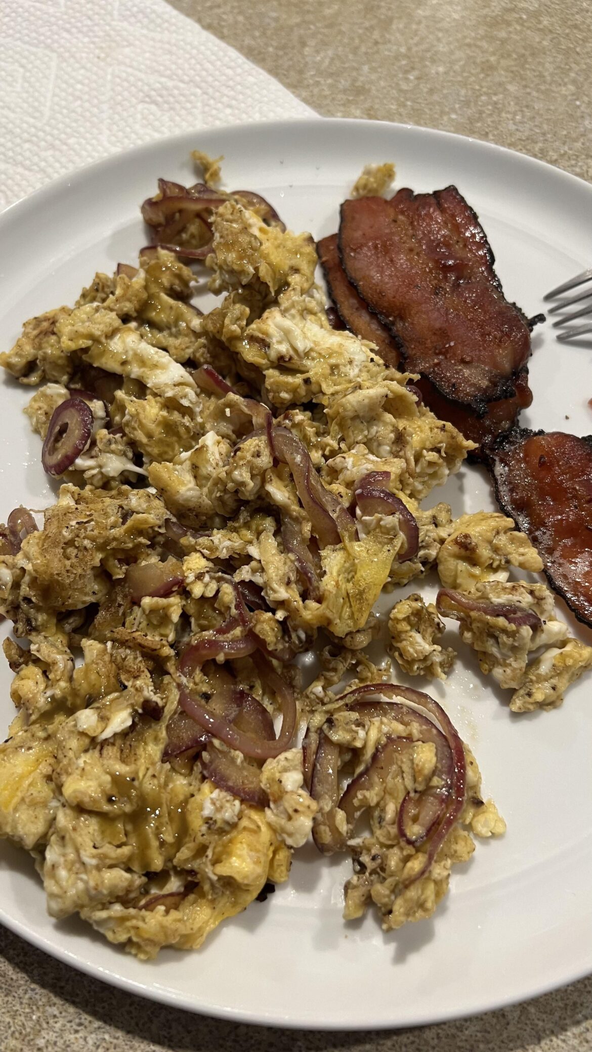 How’s my low carb breakfast?