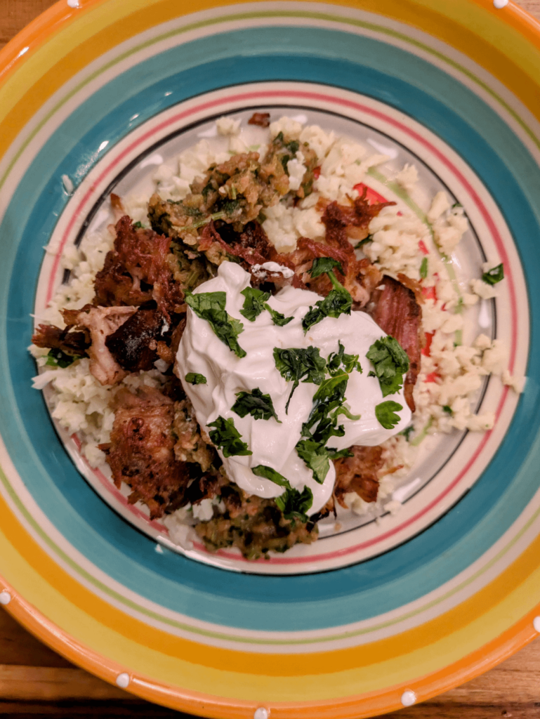 Carnitas “Rice” Bowl Carnitas "Rice" Bowl