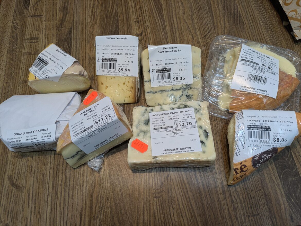 Cheese feast for tonight!