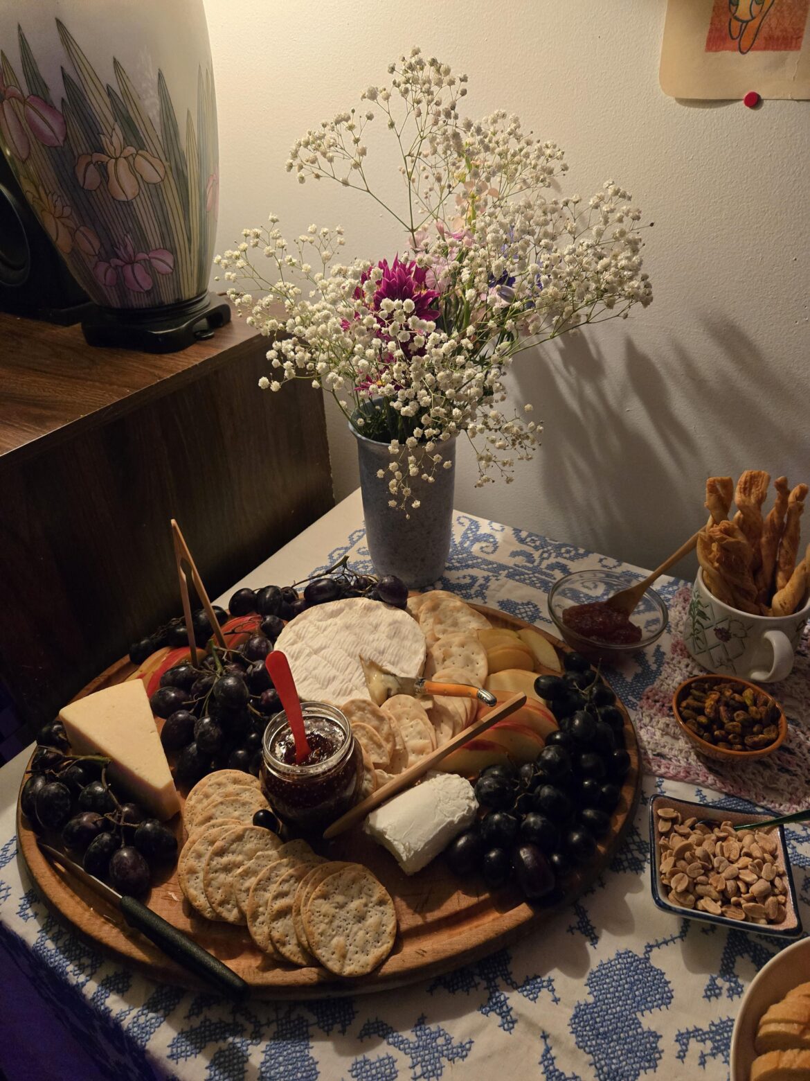 Simple, but happy with how this spread turned out