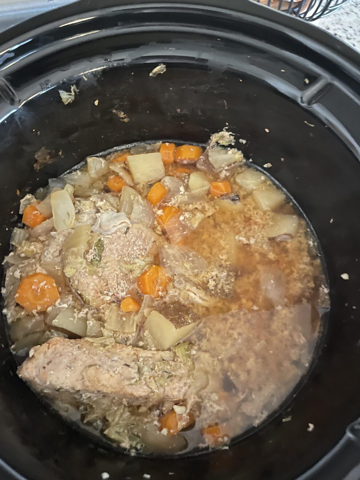 What happened with my pork chops?