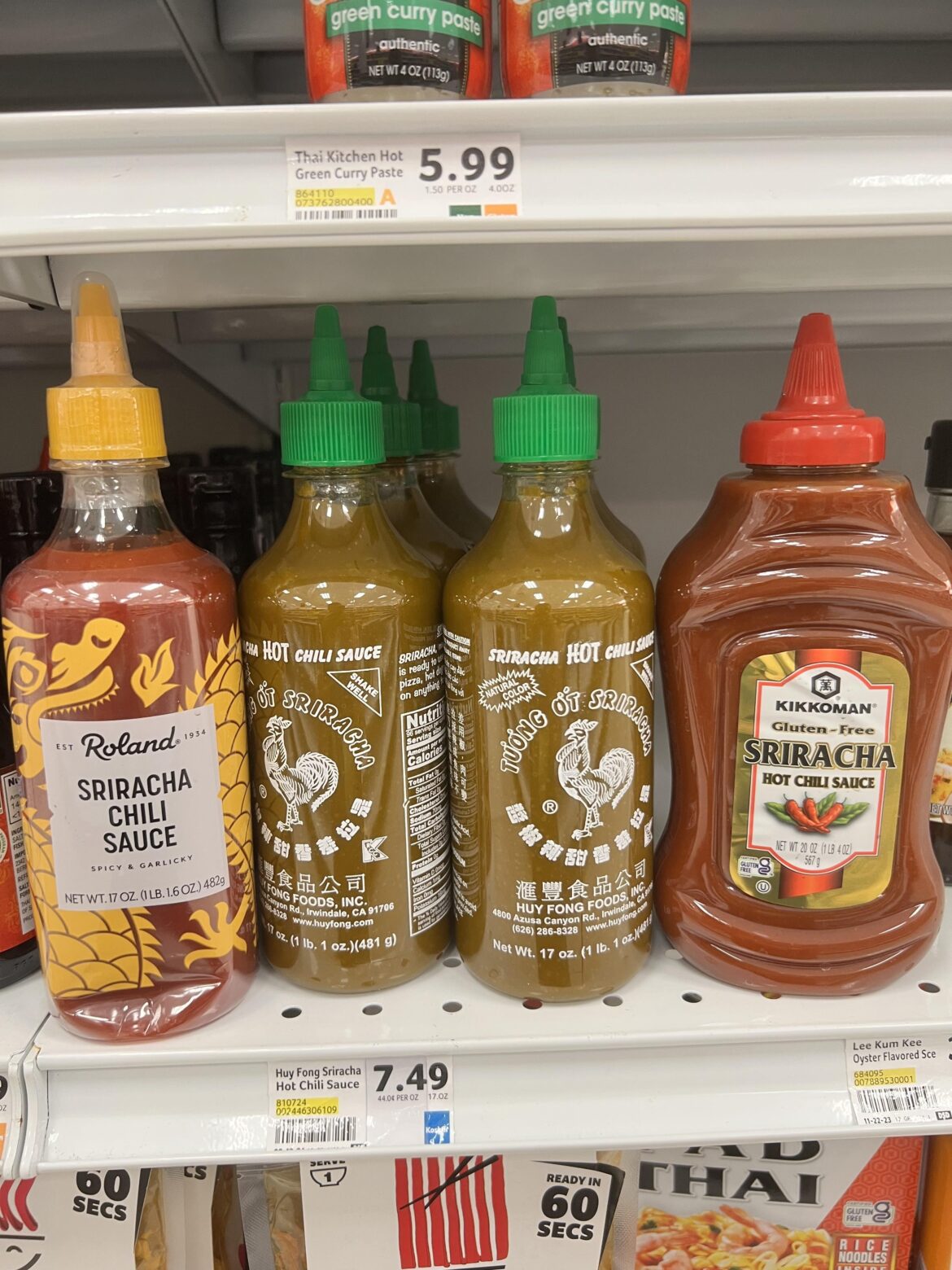 Brown/Green Huy Fong?