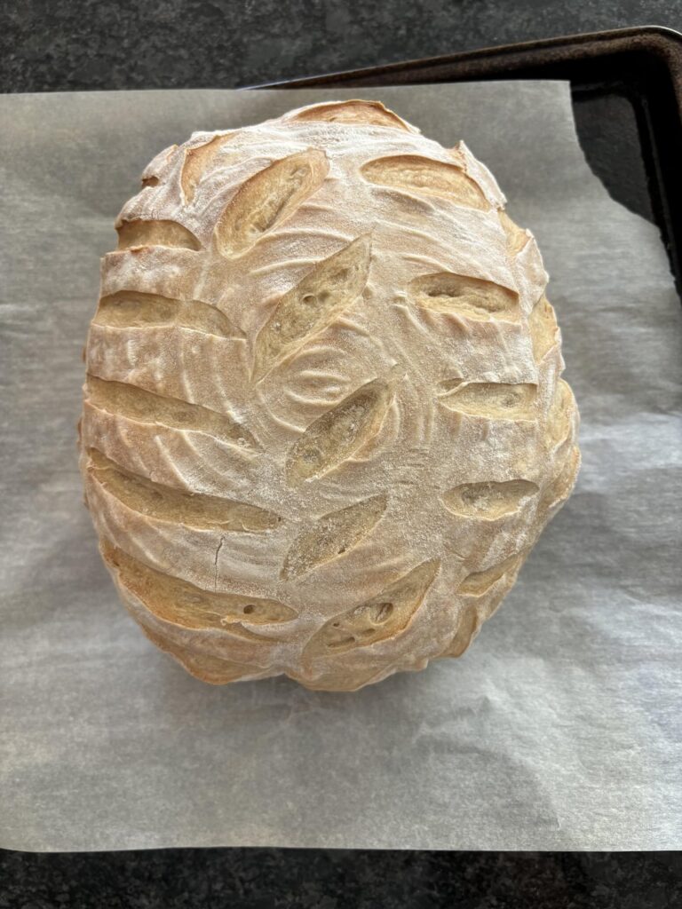 Sourdough loaf fresh out the oven!
