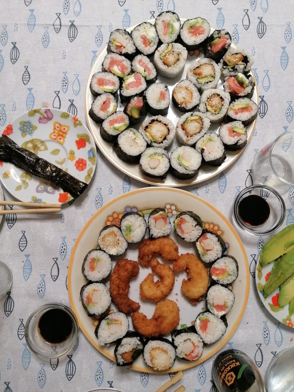 homemade sushi