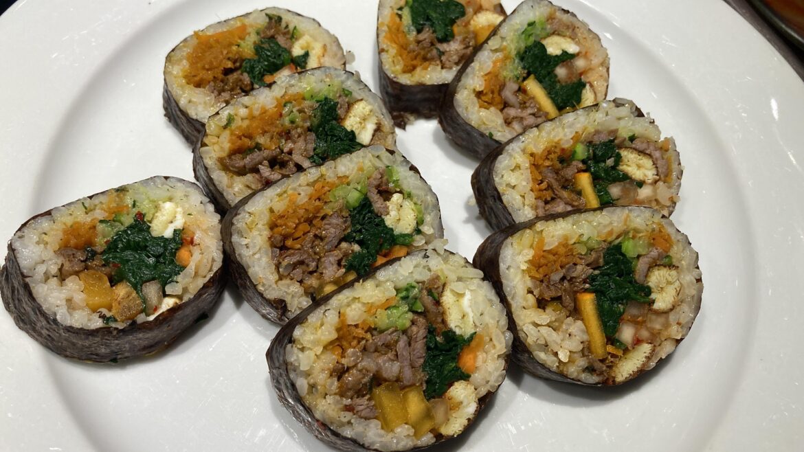 Kimbap - my first attempt