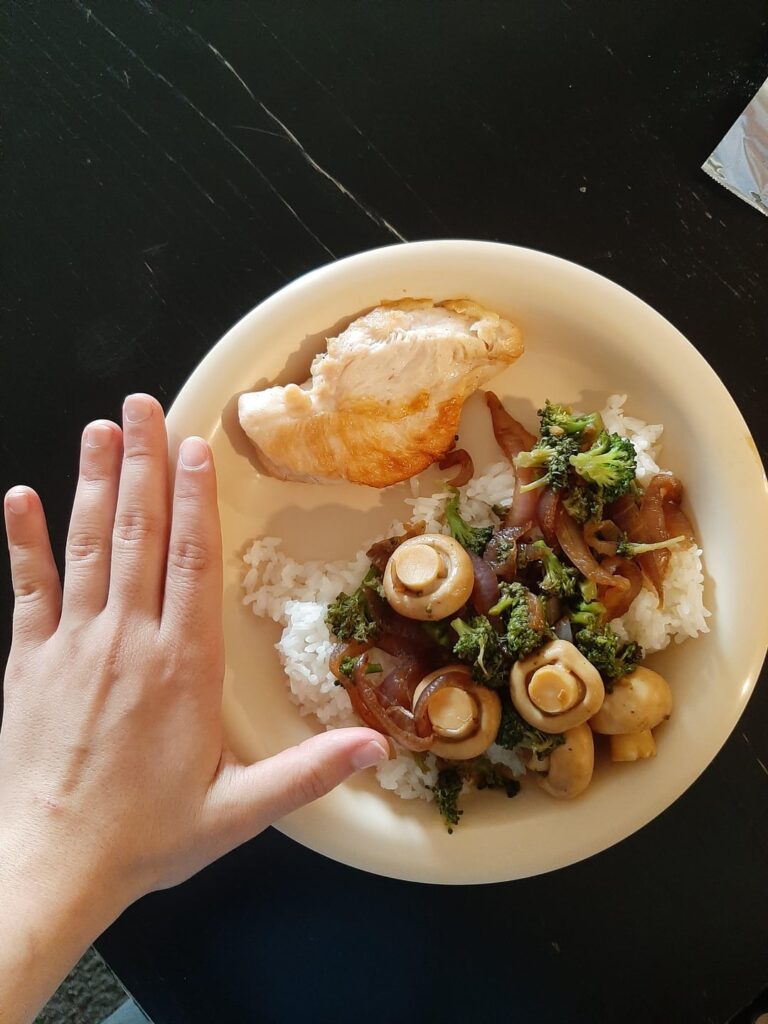 How many calories in this plate?