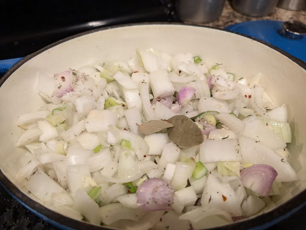 I was stressed so I caramelized! Two lbs of vidalia, four shallots, and a big leek