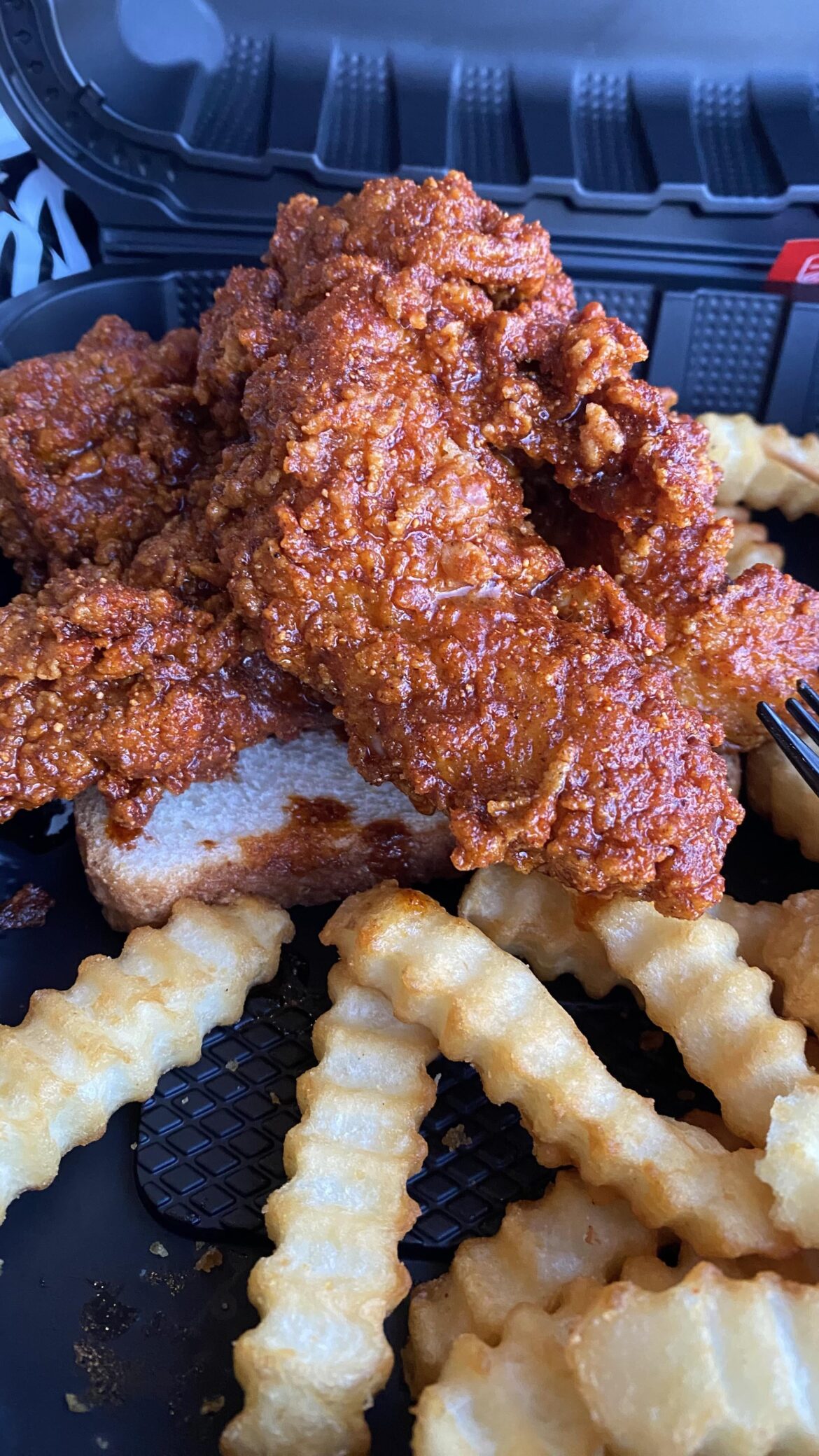 Nashville Hot tenders from Hattie B's in Birmingham, Al