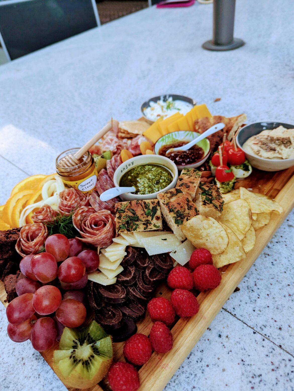 Made this for a birthday party- My very first party board !