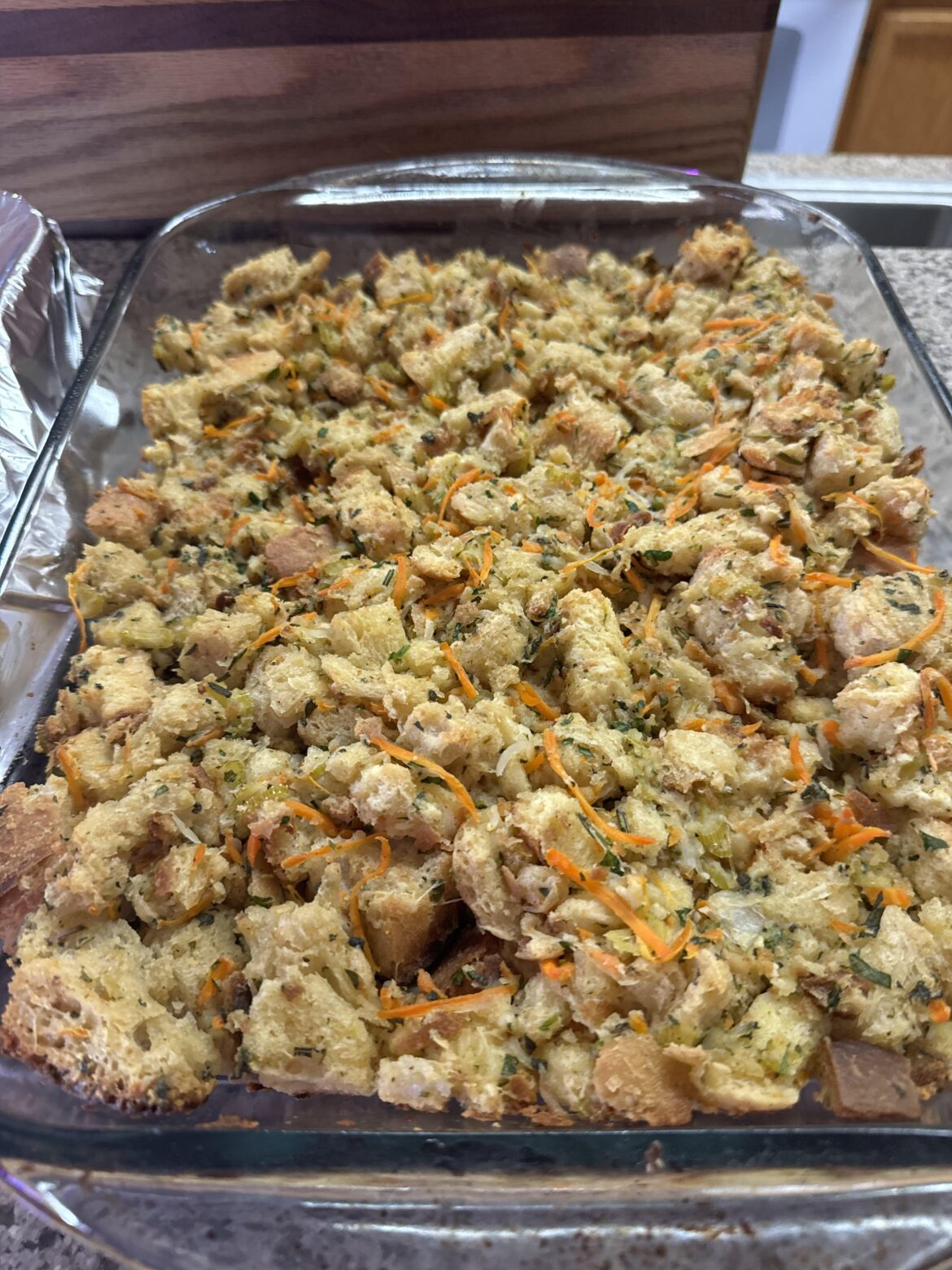 I saved all my uneaten sourdough and made my own stuffing for the first time. I don’t think there’s any turning back now.