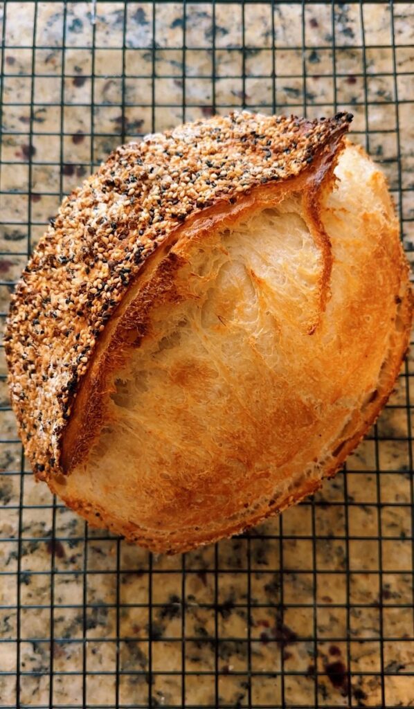 Everything bagel sourdough