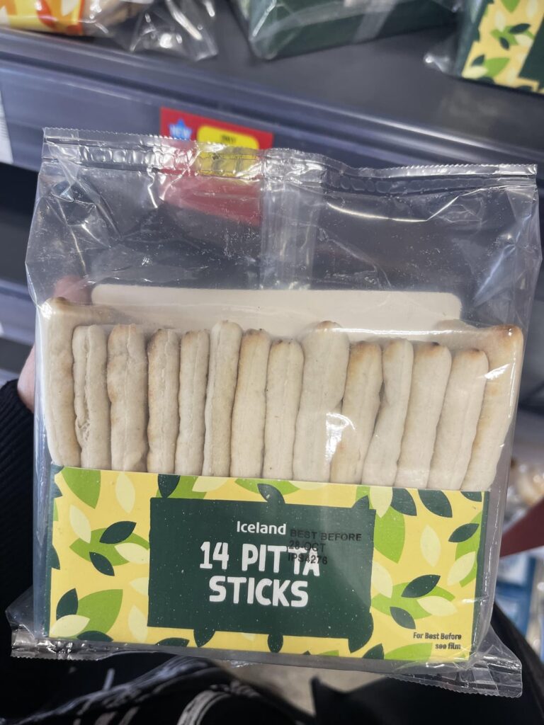 Iceland pitta sticks