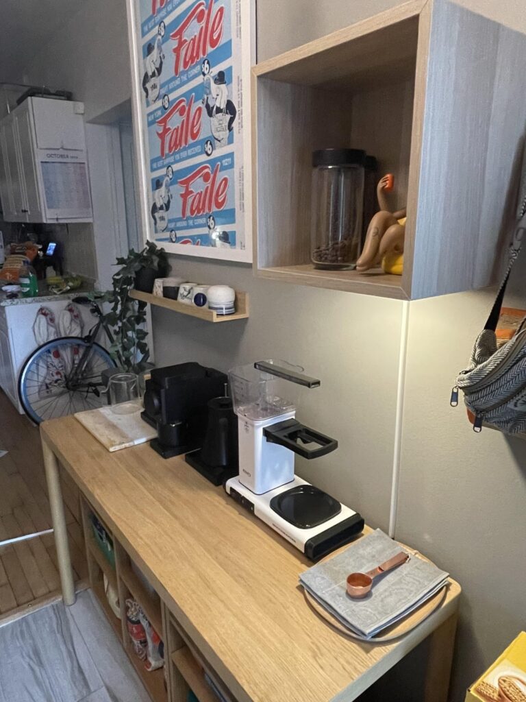 Set up at the moment