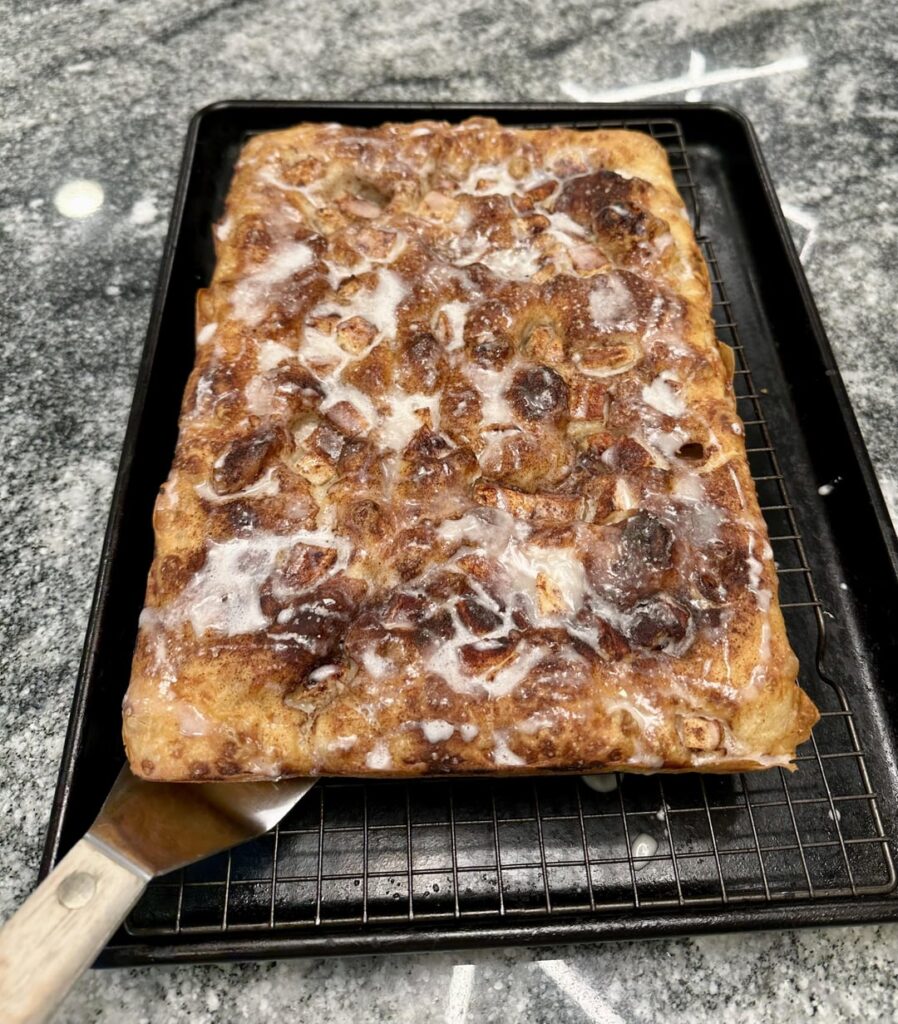 Apple Fritter Focaccia