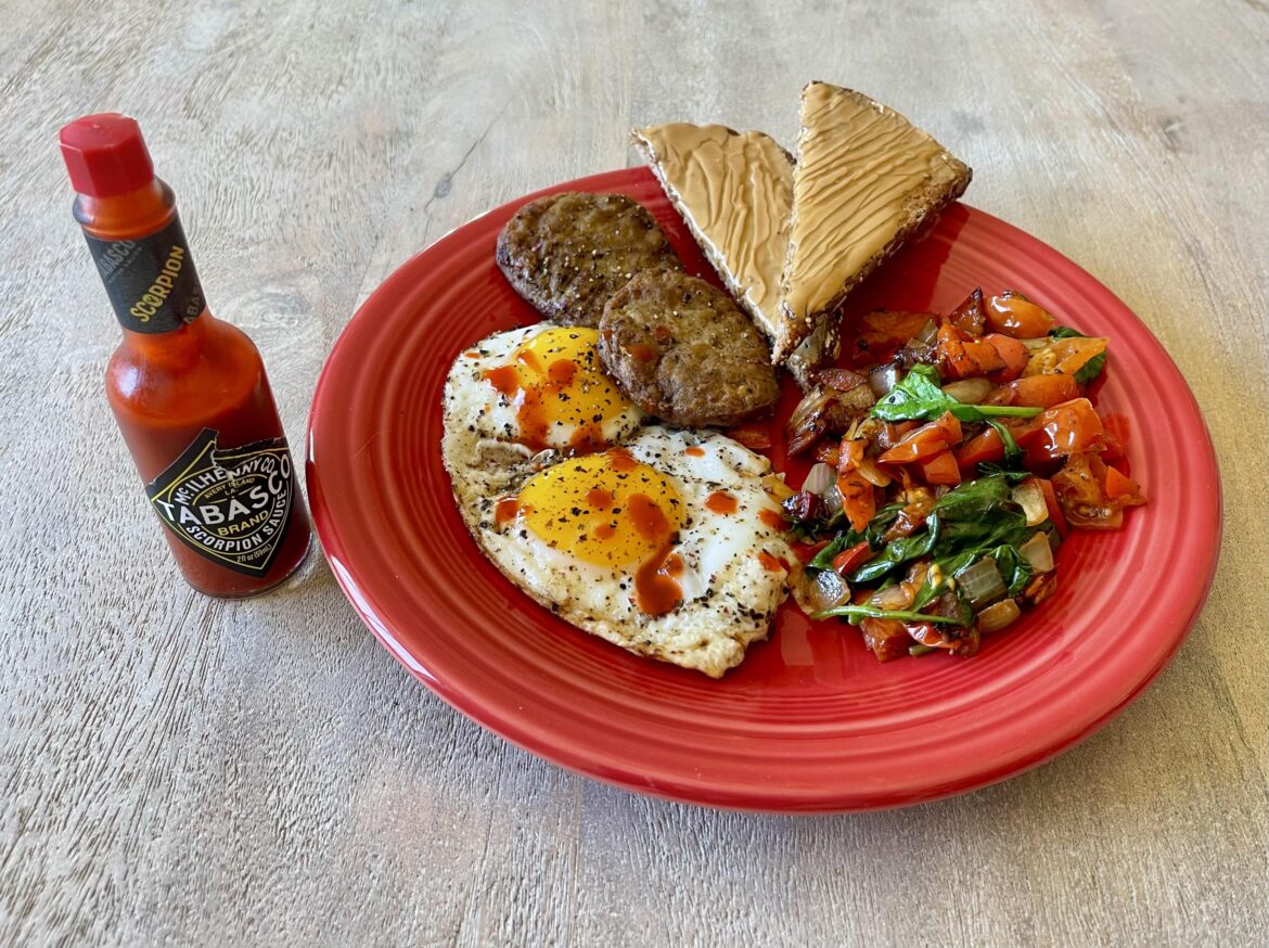 Breakfast of champions. Have a great day pepper heads!