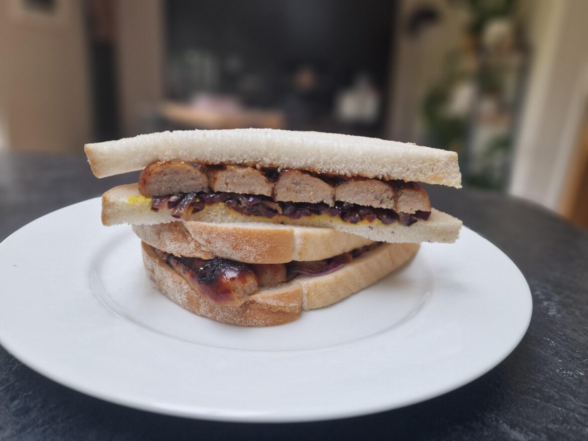 Sausage sandwich