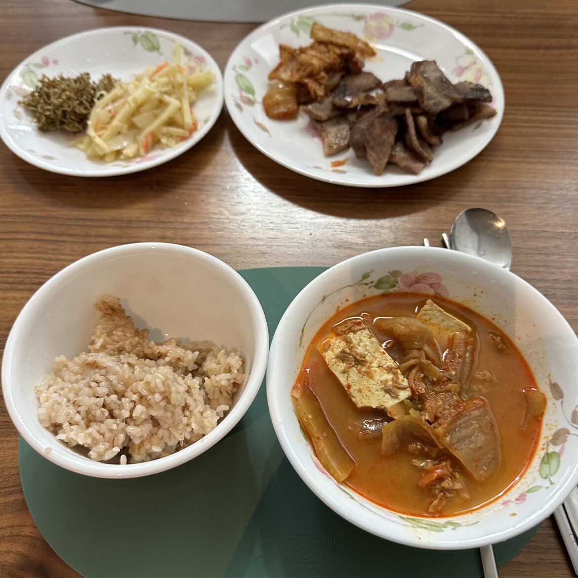 Kimchi jjigae for dinner