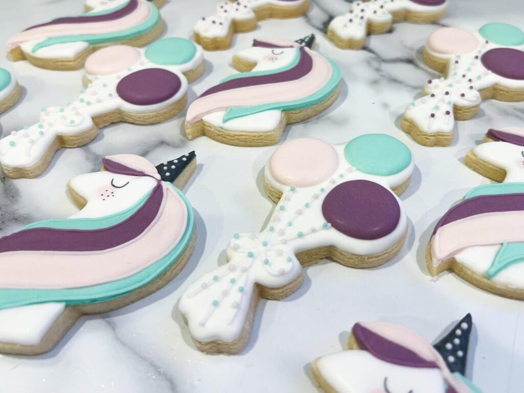 Birthday cookies for a special little six year old